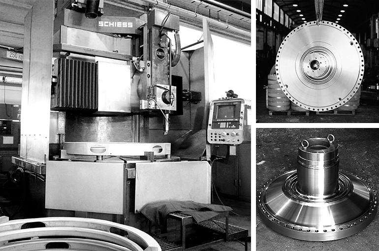 <b>1998</b>&nbsp;&nbsp;&nbsp;Die zweite CNC-Karusseldrehmaschine kommt.